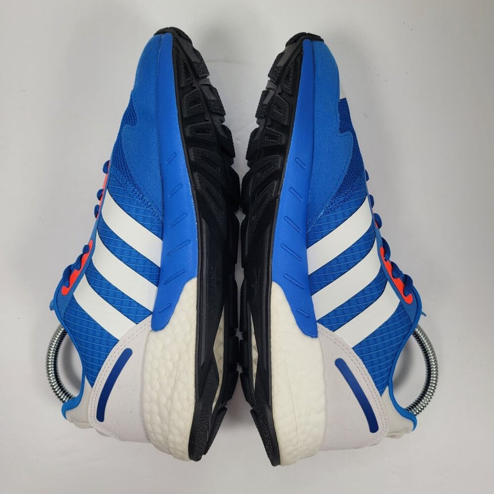 Adidas ZX 1K Boost Blue White Orange Men's Running Shoes H68720 US Size 7.5 - Picture 6 of 8